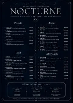 Midnight Velvet menu template preview