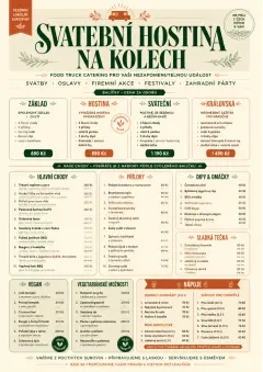 Banquet Catering menu template preview