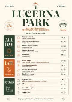 Lobby Service Card menu template preview