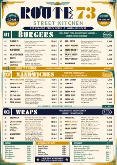 Food Truck Bold menu template preview