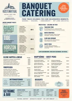 Banquet Catering menu template preview