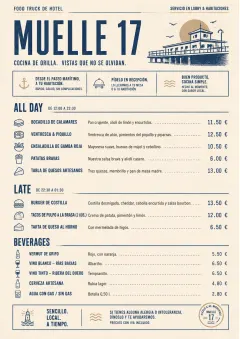 Lobby Service Card menu template preview