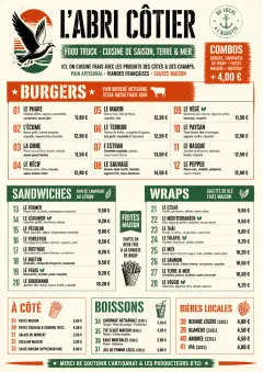 Food Truck Bold menu template preview