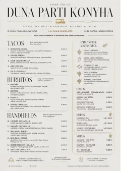 In-Room Tray Service menu template preview