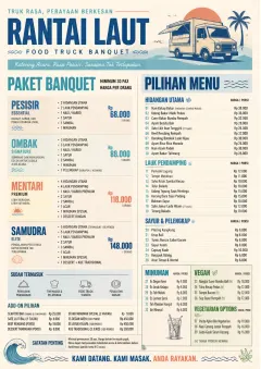 Banquet Catering menu template preview