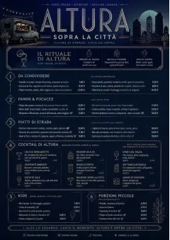 Rooftop Skyline menu template preview
