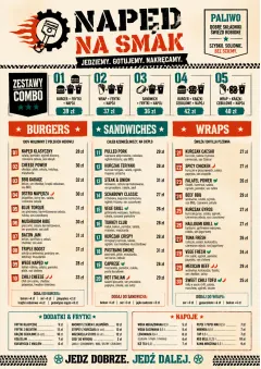 Food Truck Bold menu template preview