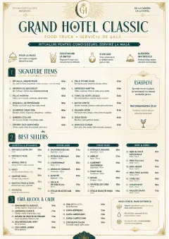 Grand Hotel Classic menu template preview