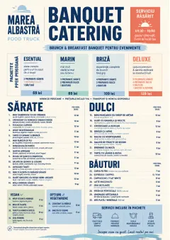 Banquet Catering menu template preview