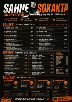 Sports Arena Energy menu template preview