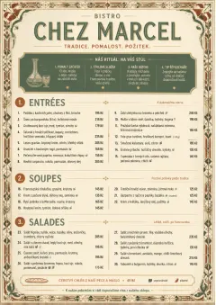 Heritage Tradition menu template preview