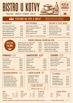 Family Style Feast menu template preview