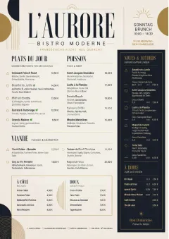 Modern Fusion menu template preview