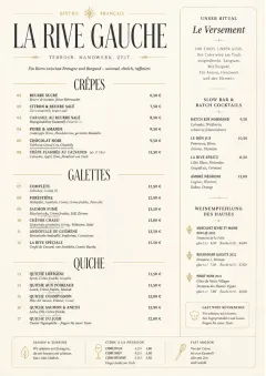 Fine Regional menu template preview