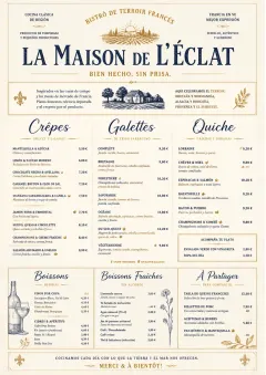 Fine Regional menu template preview
