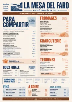 Family Style Feast menu template preview
