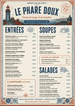 Heritage Tradition menu template preview