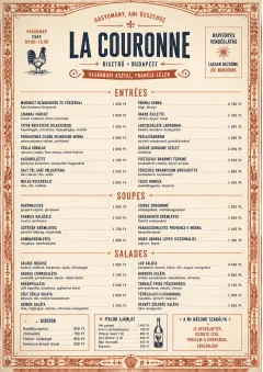 Heritage Tradition menu template preview
