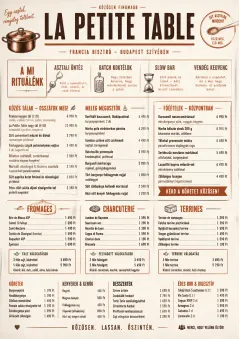 Family Style Feast menu template preview