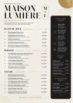 Modern Fusion menu template preview