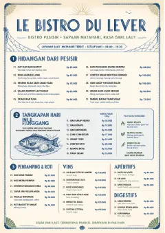 Coastal Regional menu template preview