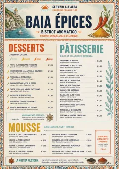 Spice Market Bold menu template preview