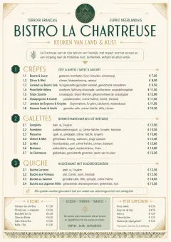Fine Regional menu template preview