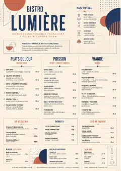 Modern Fusion menu template preview