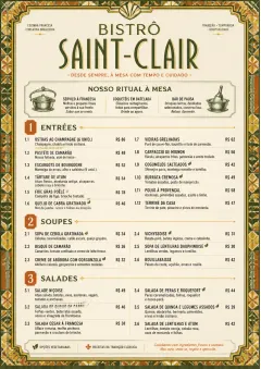 Heritage Tradition menu template preview