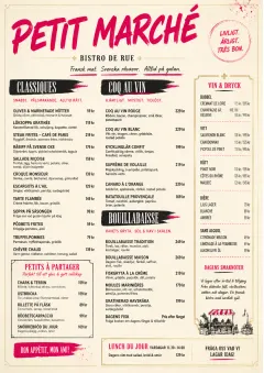 Street Stall Energy menu template preview