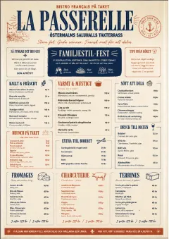 Family Style Feast menu template preview