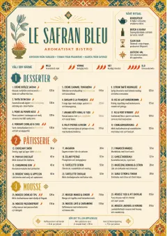 Spice Market Bold menu template preview