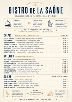 Fine Regional menu template preview
