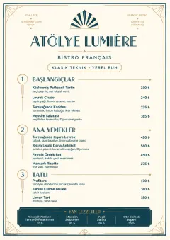 Chef Carte Brève menu template preview