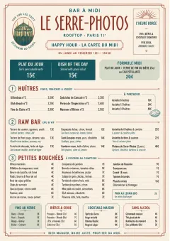 Bistro Midi menu template preview