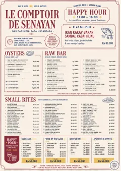 Bistro Midi menu template preview