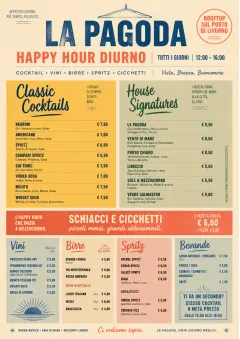 Modern Brunch Editorial menu template preview