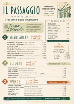 Market Fresh Midday menu template preview