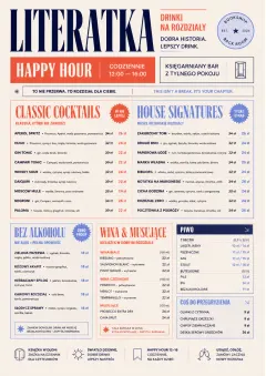 Modern Brunch Editorial menu template preview
