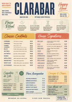 Modern Brunch Editorial menu template preview