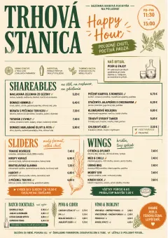 Market Fresh Midday menu template preview