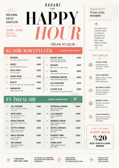 Modern Brunch Editorial menu template preview