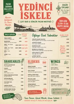 Market Fresh Midday menu template preview