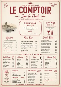 Bistro Midi menu template preview