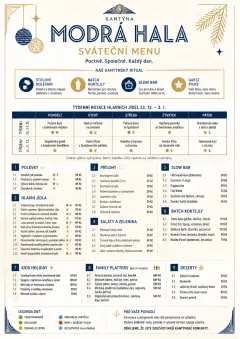Corporate Canteen menu template preview