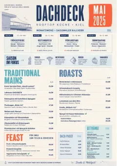 Monthly Seasonal menu template preview