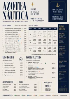 Corporate Canteen menu template preview
