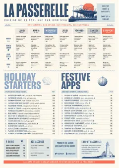 Weekly Grid menu template preview