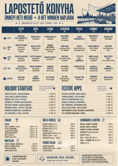 Weekly Grid menu template preview