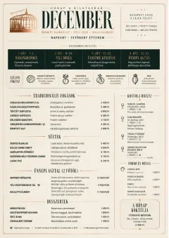 Monthly Seasonal menu template preview